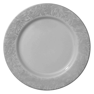 Denby Monsoon Lucille Plates, Silver Denby Monsoon Lucille Plates, Silver